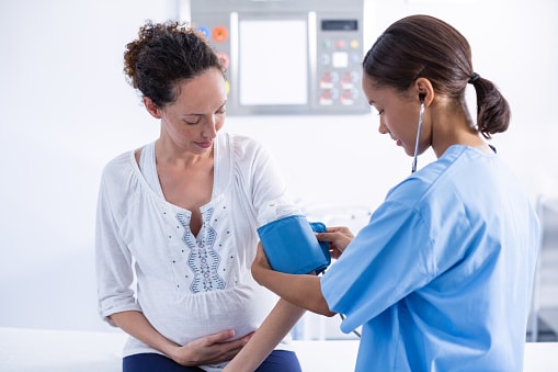 Pregnant Women Blood Pressure Monitoring